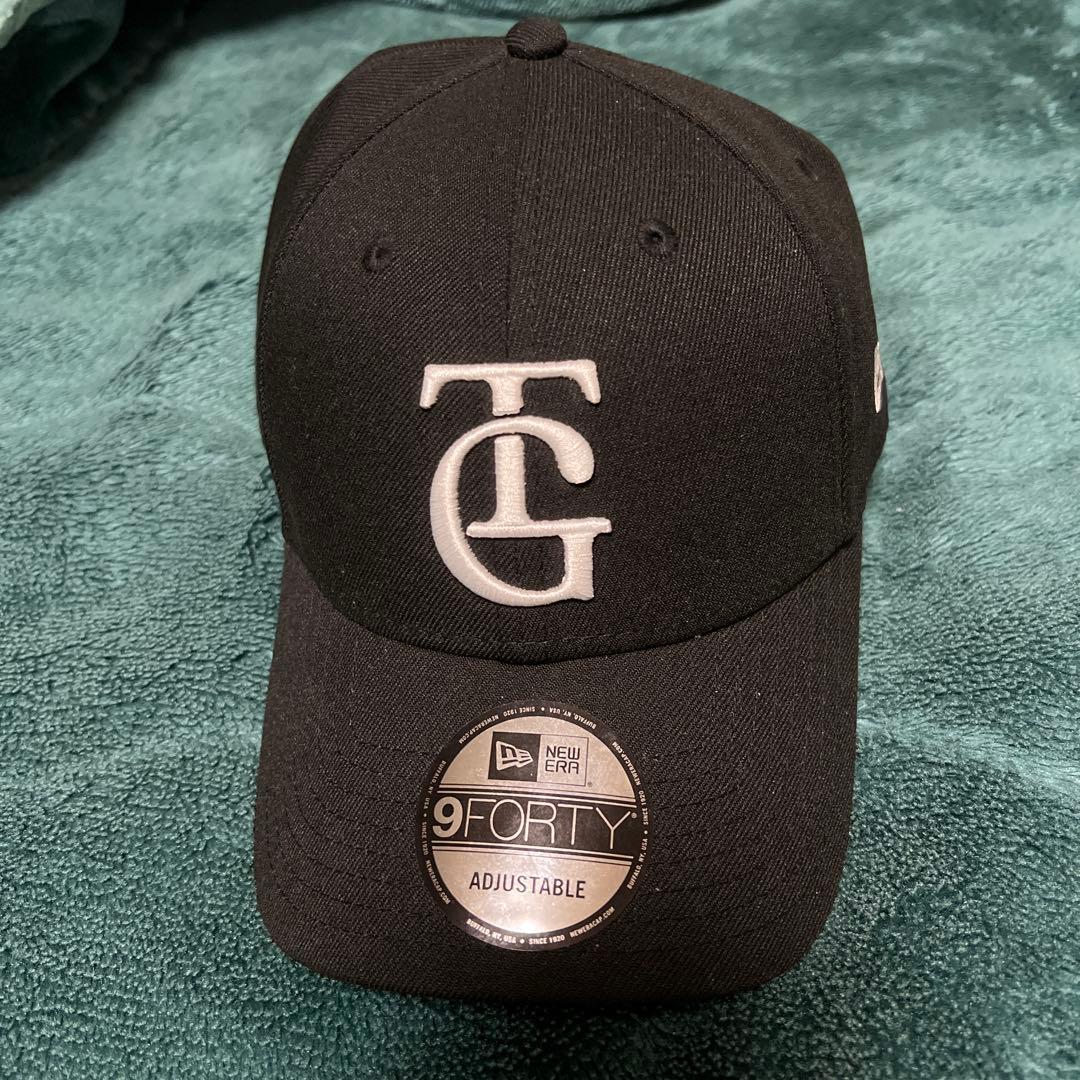 New Era 9FORTY ブラックキャップ TG FC
