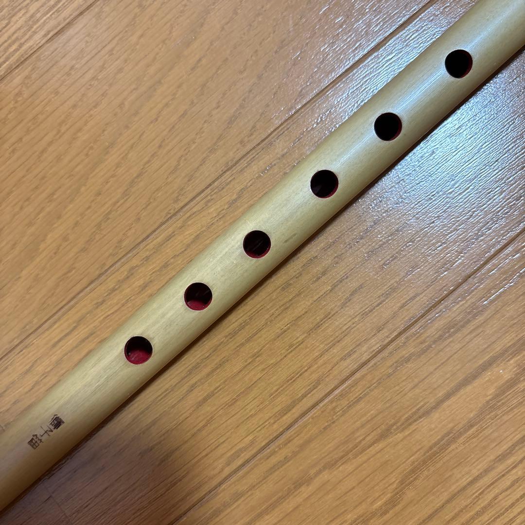 篠笛 ケース付き 六穴 六本調子