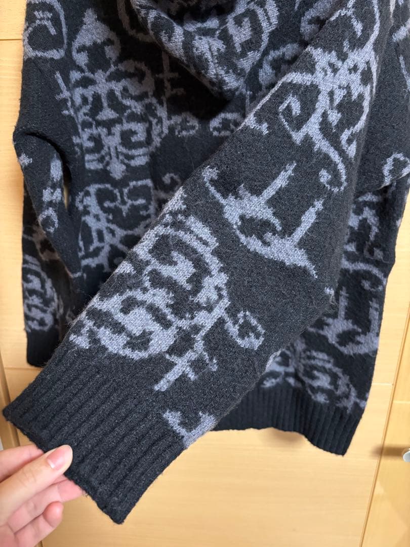 HYDE+黒ミサ+FURANO 2022 KNIT HOODIE　Mサイズ
