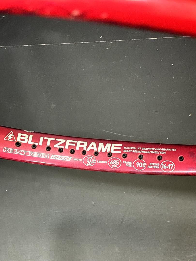 YONEX VOLTRAGE ７V 紅　ヨネックス　軟式テニスラケット