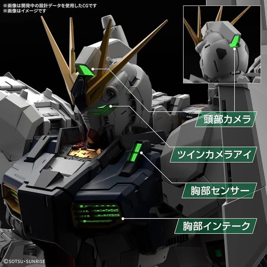 【新品未開封】PGU 1/60 νガンダム＋LEDユニット セット