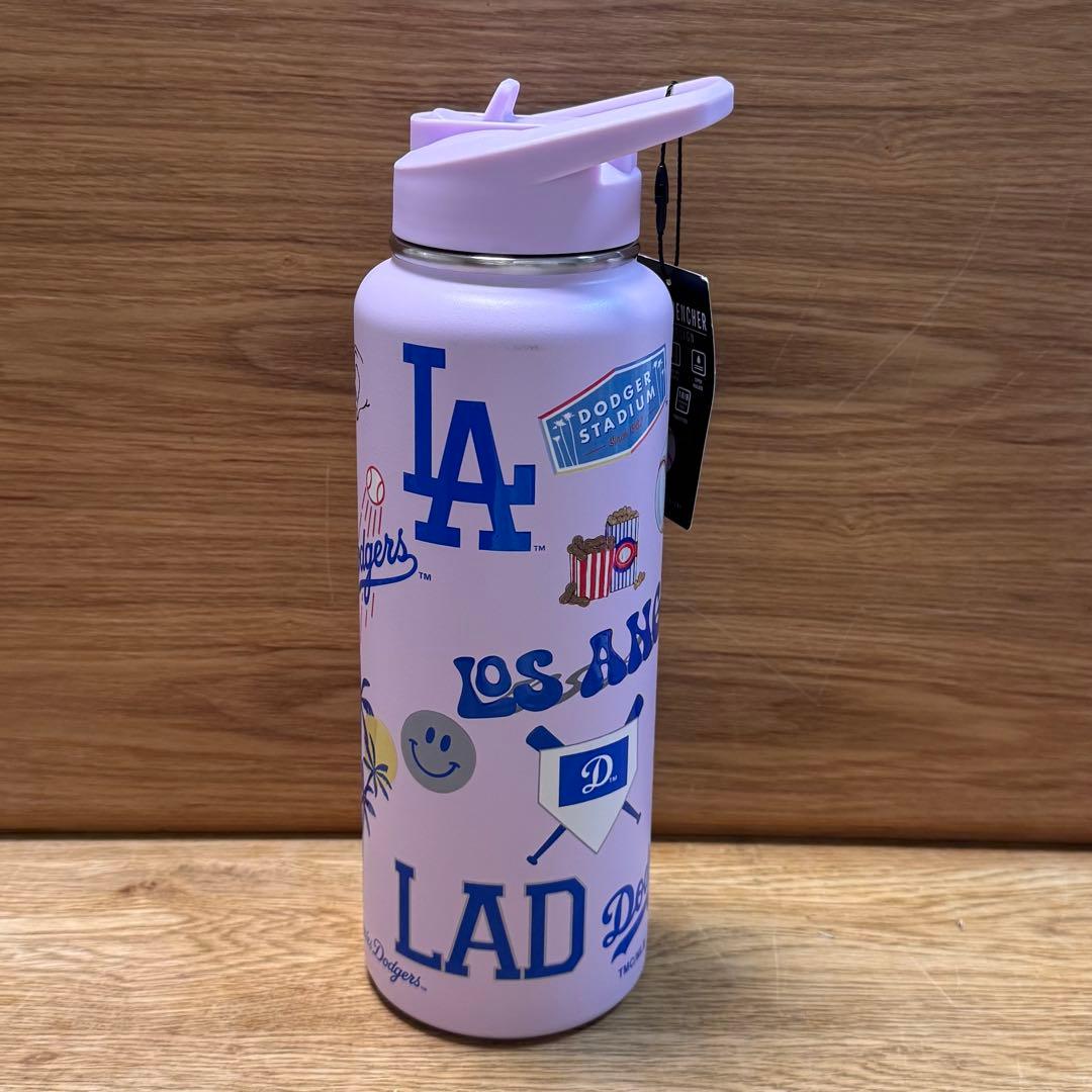 ロサンゼルス　ドジャース　タンブラー　水筒　ストロー　米国購入　新品