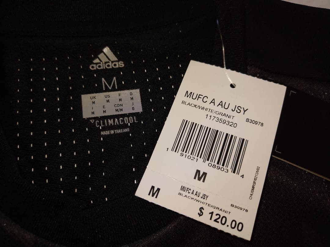 adidas マンチェスターユナイテッド17/18アウェイ Mサイズ未使用品