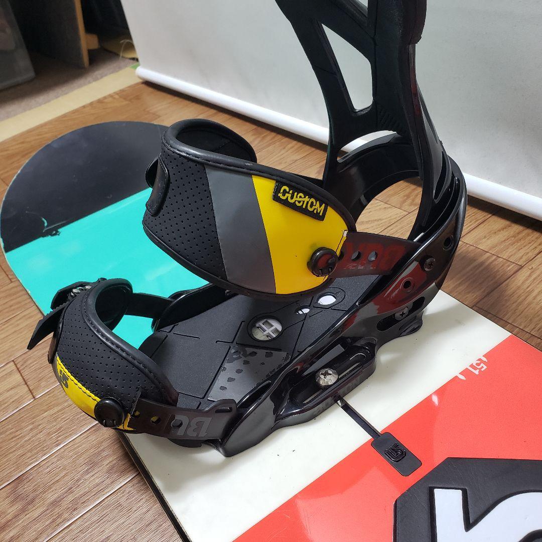 BURTON 151cm CUSTOM x CUSTOM スノーボードセット