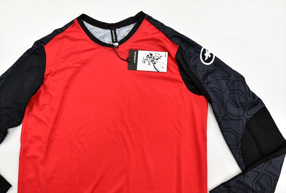 Assos★アソス Trail 長袖ジャージ size:S ロドレッド