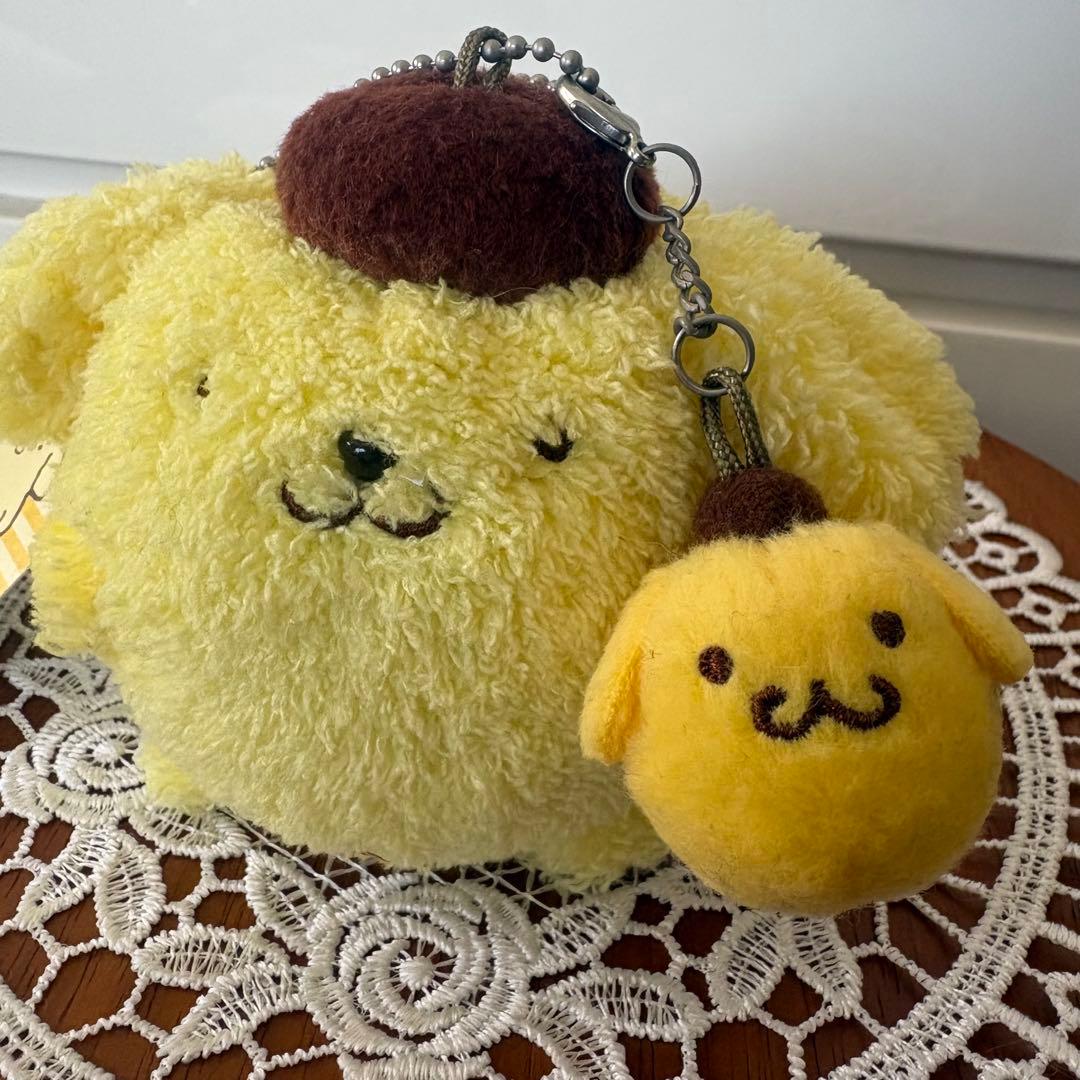 2014年 ポムポムプリン マスコット キーホルダー ぬいぐるみ チャーム