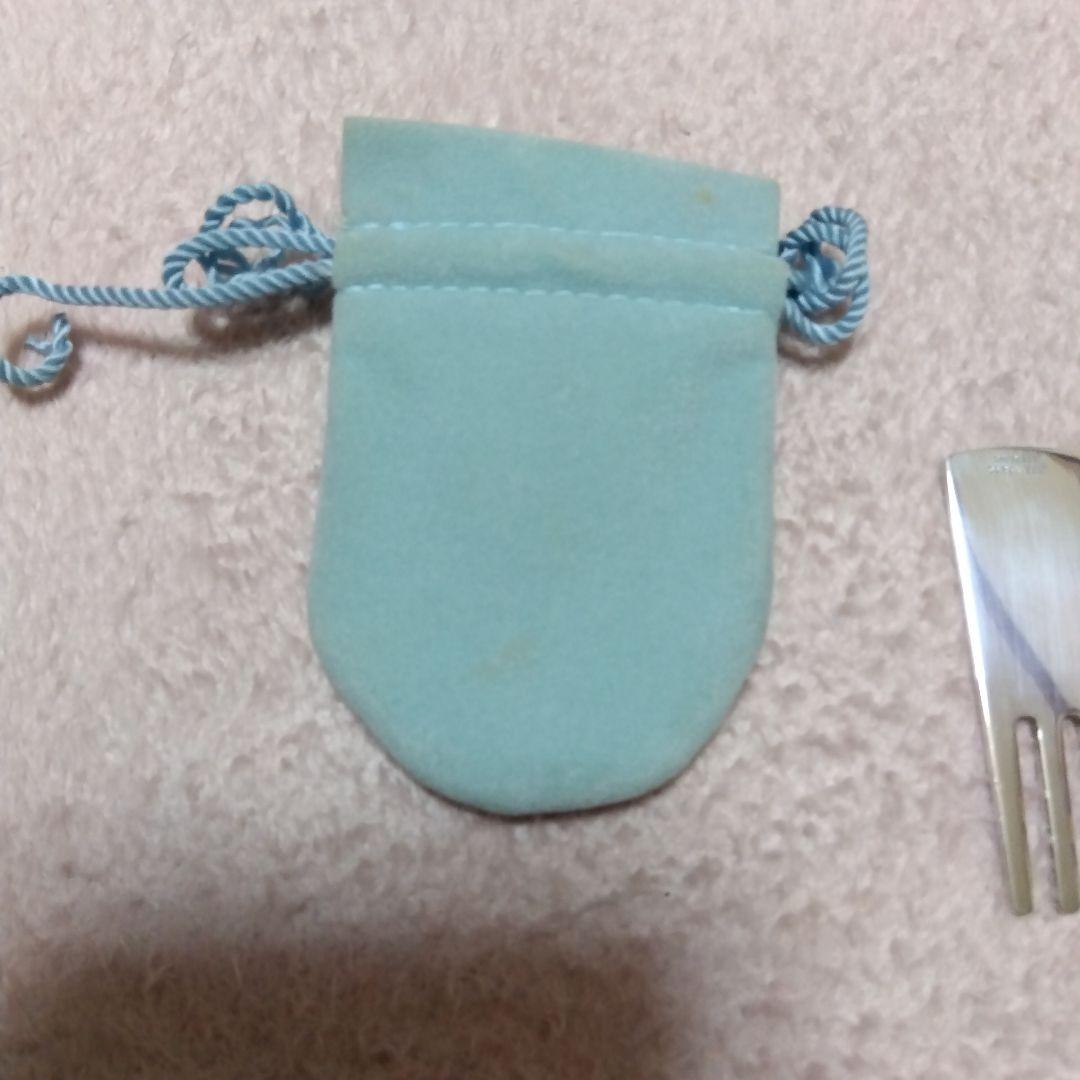 Tiffany & Co. グリーンフォーク ポーチ付き