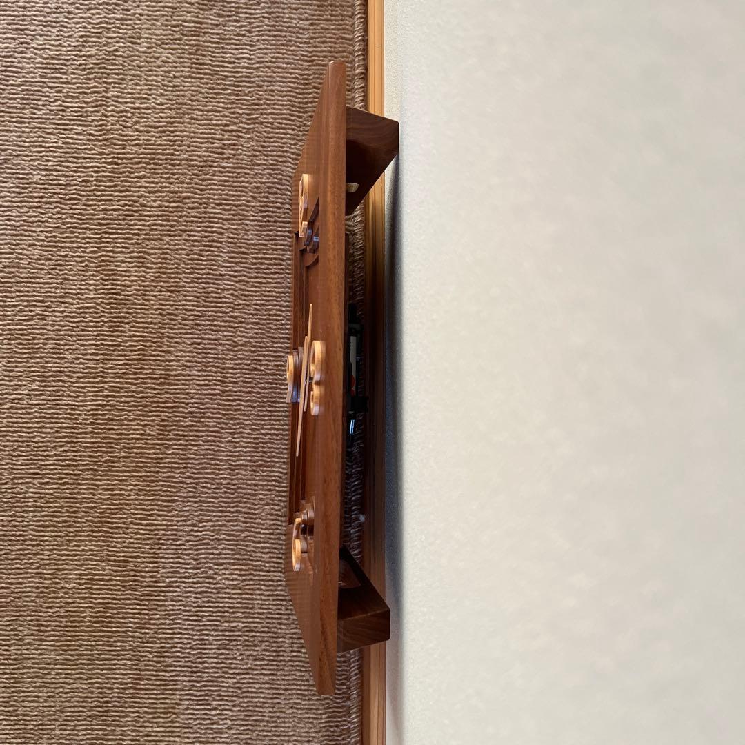 木製　壁掛け振り子時計