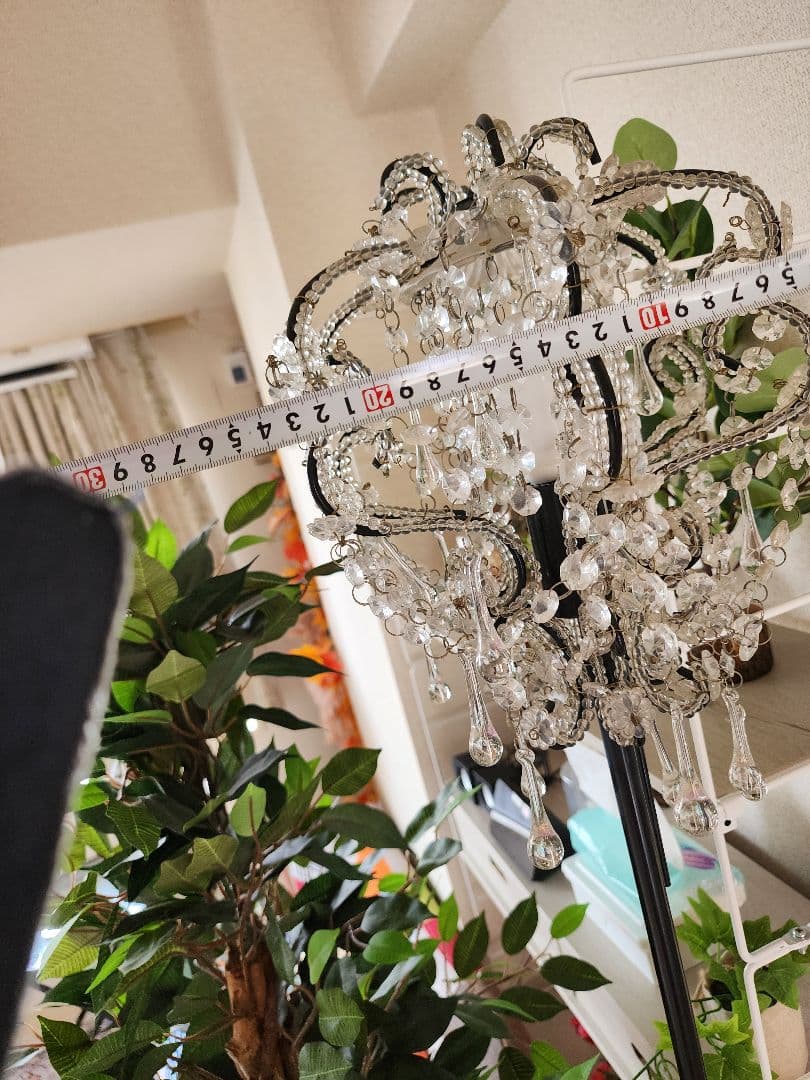 シャンデリアスタイル フロアスタンド 約160cm
