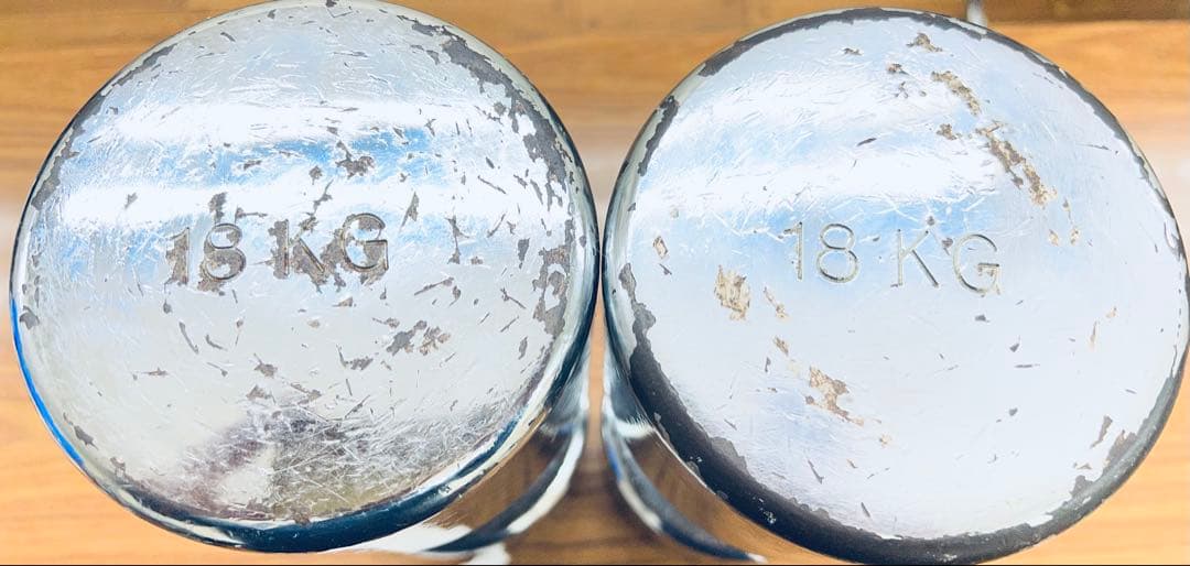 その② ivanko 回転式　ダンベル　18kg 2個