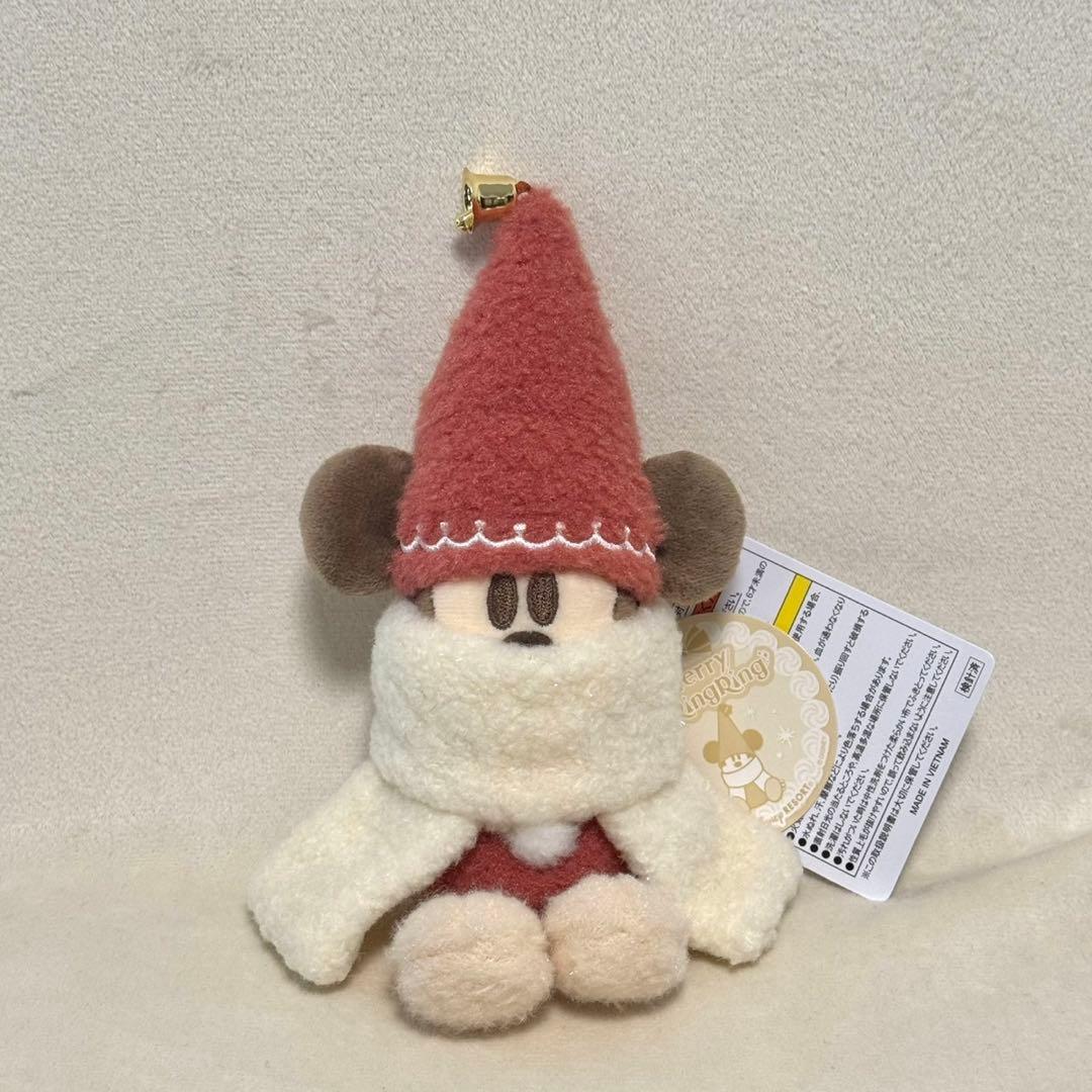在庫残り1セット　リルリンリン　ぬいぐるみバッジ　水色　赤