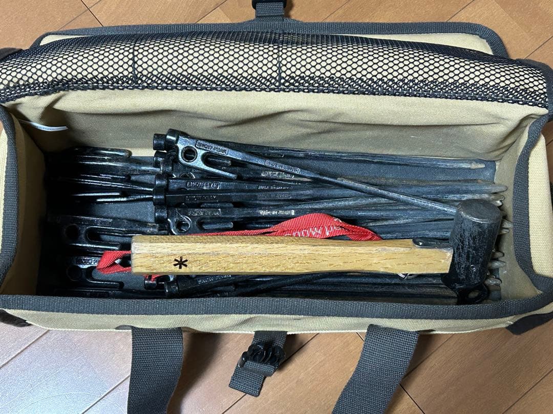スノーピーク ソリッドステーク＋ペグハンマー＋マルチコンテナセット