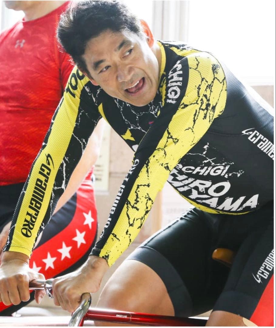 神山雄一郎サイクルジャージ 半袖上下 上L下LL クレーマージャパン 競輪 レア