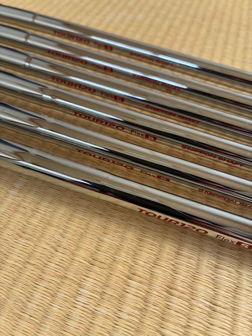 三浦技研アイアン6本セット TC-101 5〜P モーダス120S 銅下メッキ