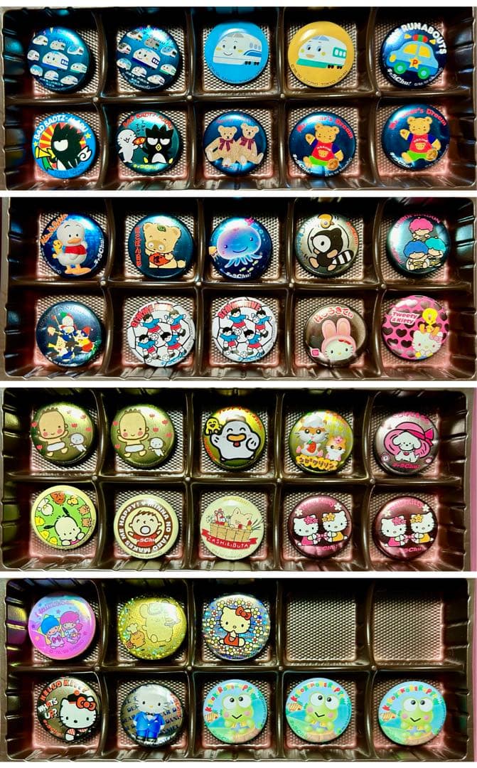 サンリオ　キャラクター大量セット　缶バッジ　【レトロ】　レア