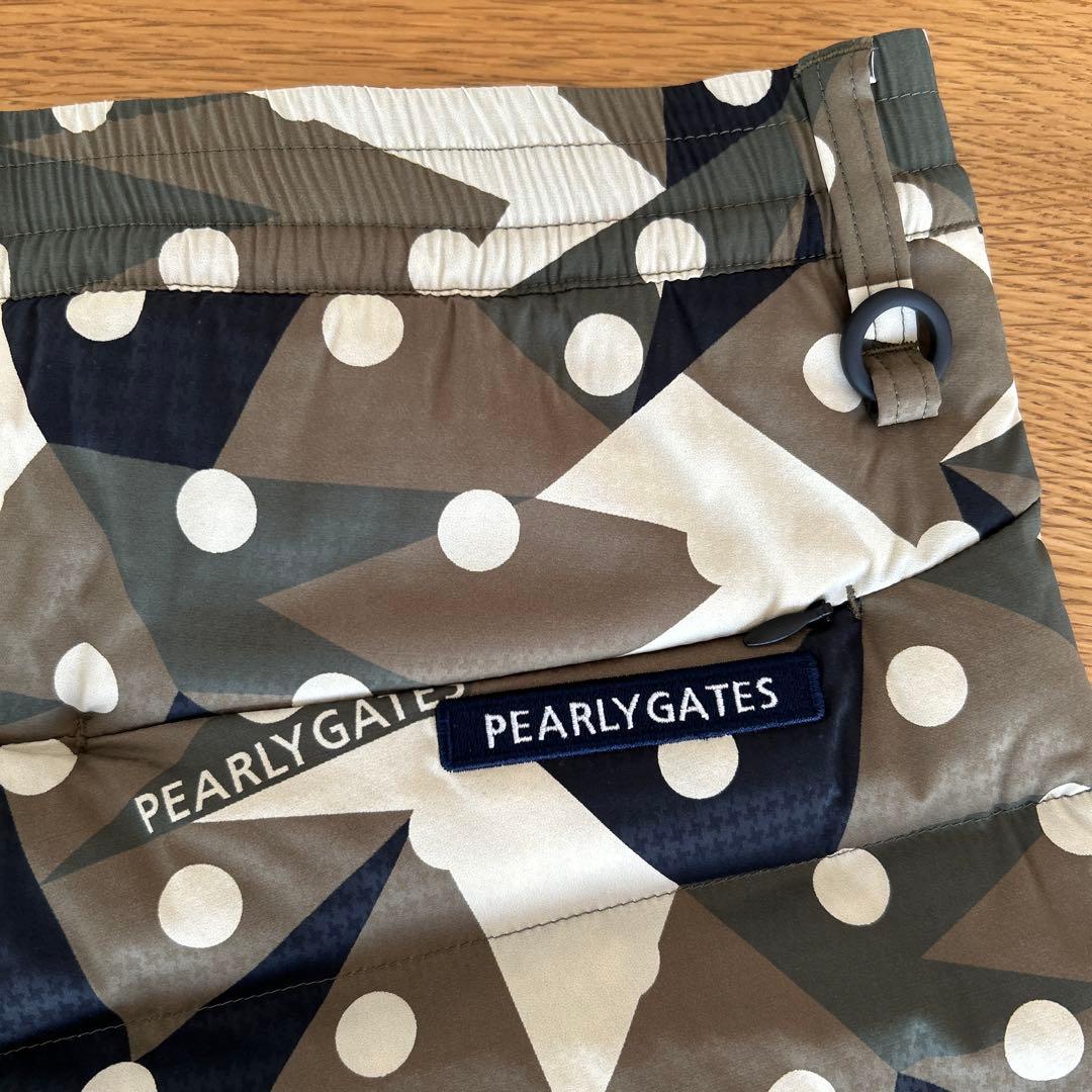 PEARLY GATES タスランストレッチドビー　カモ柄ドットパンツ　サイズ5