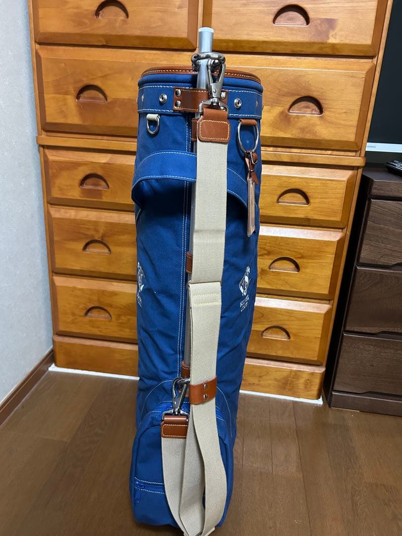 中部銀次郎 シルバークラブ パイプカートキャディバッグ