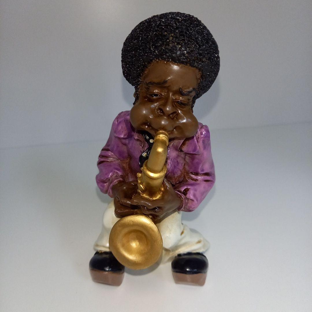 SOUL BAND　ソウルバンド　JAZZ　黒人　フィギュア　5体　楽器　置物
