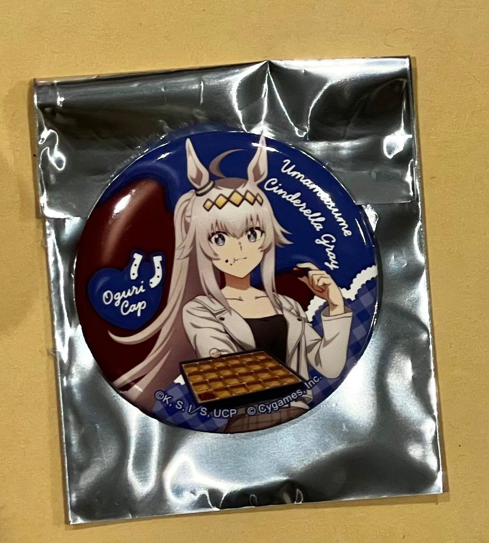 ウマ娘　オグリキャップ　缶バッジ　ノーマル　TSUTAYA　12点