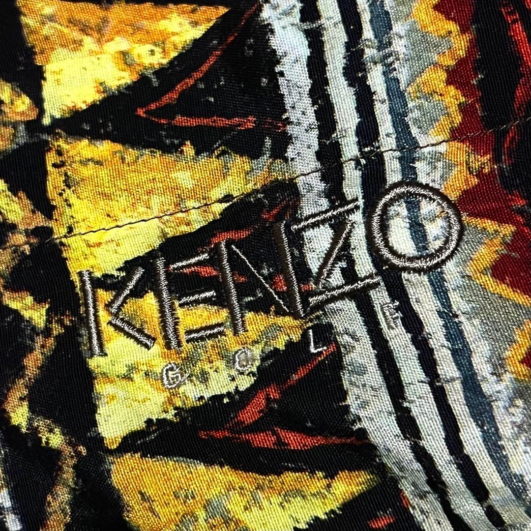 【レーヨン100%】【4】KENZO GOLF レーヨン シャツ メンズ