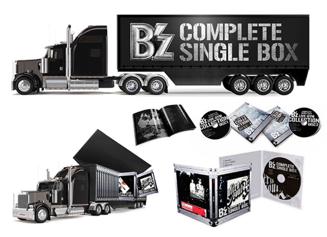 ミュージシャン B'z COMPLETE SINGLE BOX TRAILER edition