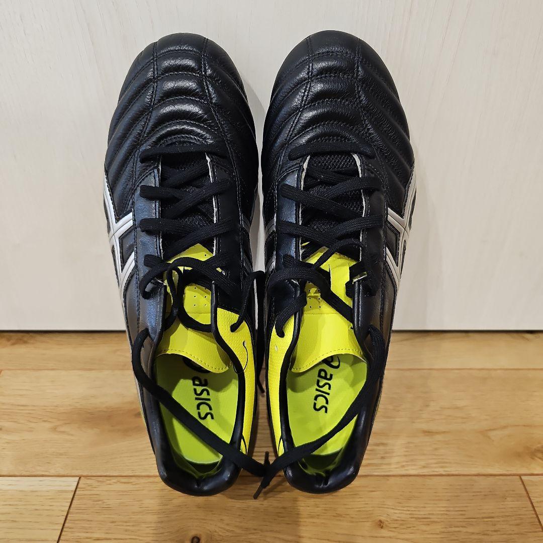 ASICS DS LIGHT サッカースパイク ブラック/イエロー