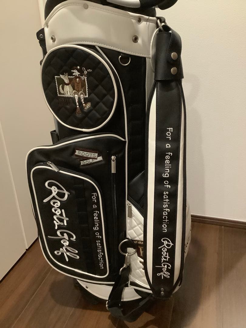 Roots Golf ルーツゴルフ　キャディバッグ ver4 ブラック