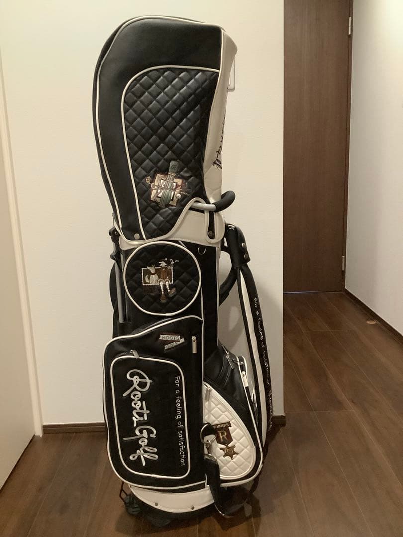 Roots Golf ルーツゴルフ　キャディバッグ ver4 ブラック
