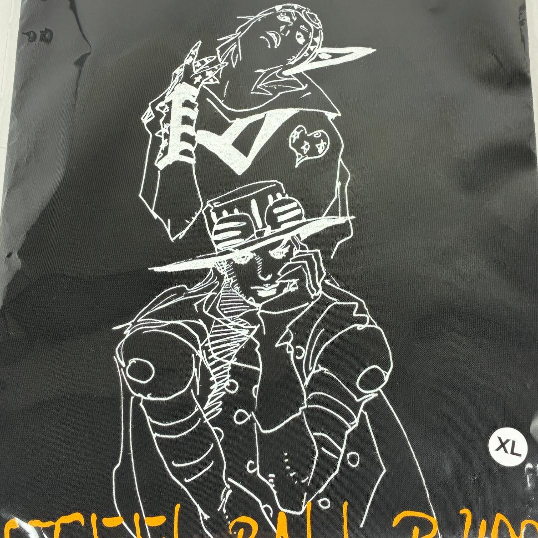 【 XLサイズ】 新品 ジョジョキャラバン ジョジョの奇妙な冒険 Tシャツ 黒