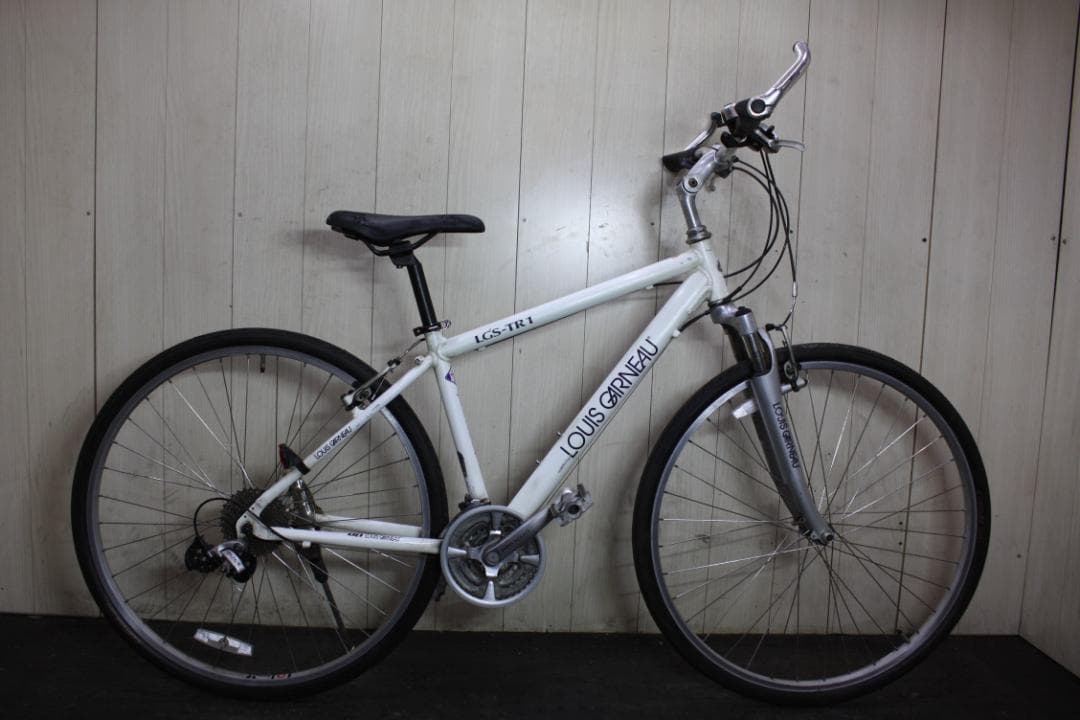 ルイガノ LGS-TR1 700C アルミ シマノ24速 420mm 白クロス
