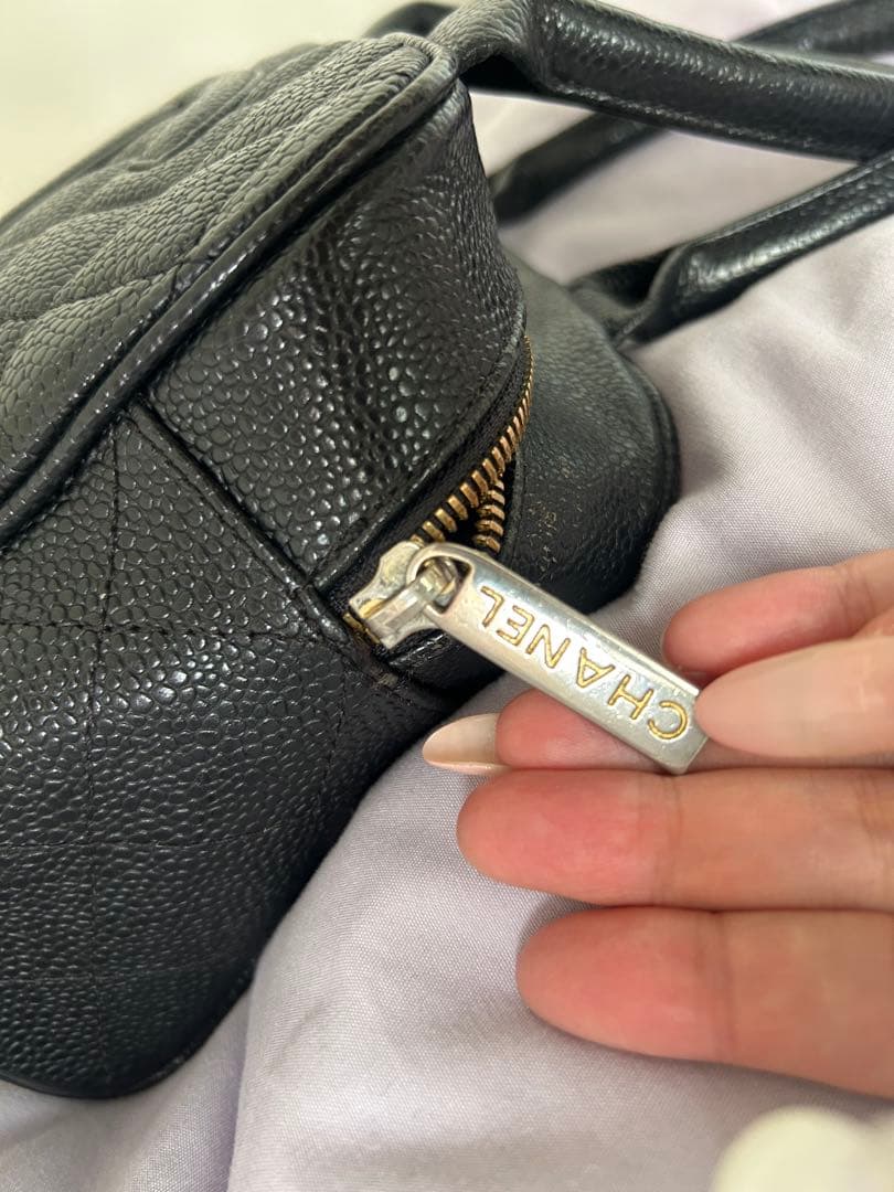 【CHANEL】ノベルティキルティングハンドバッグ