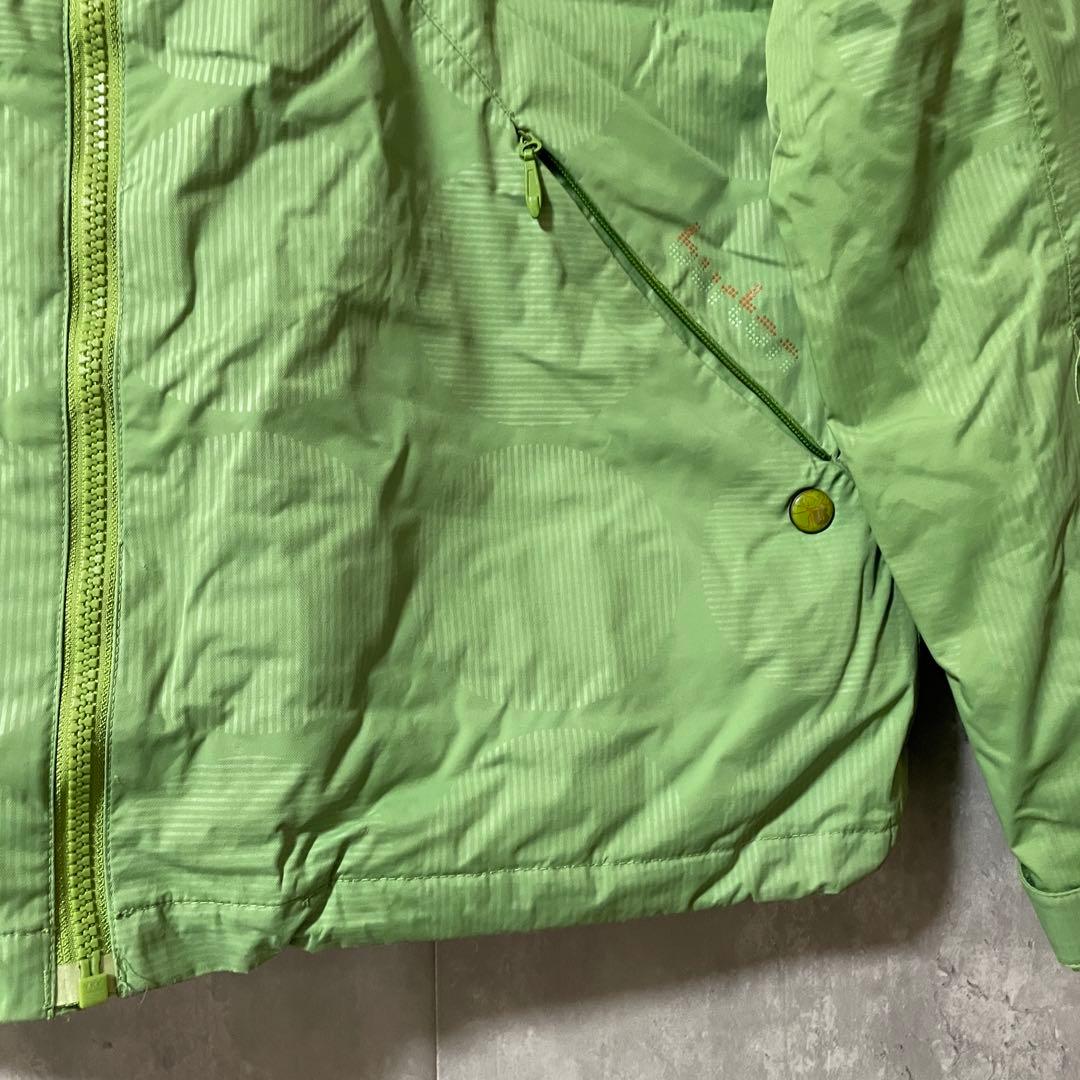 Burtonバートンスキーウェアスノーボードジャケットパーカーフード付緑グリーン