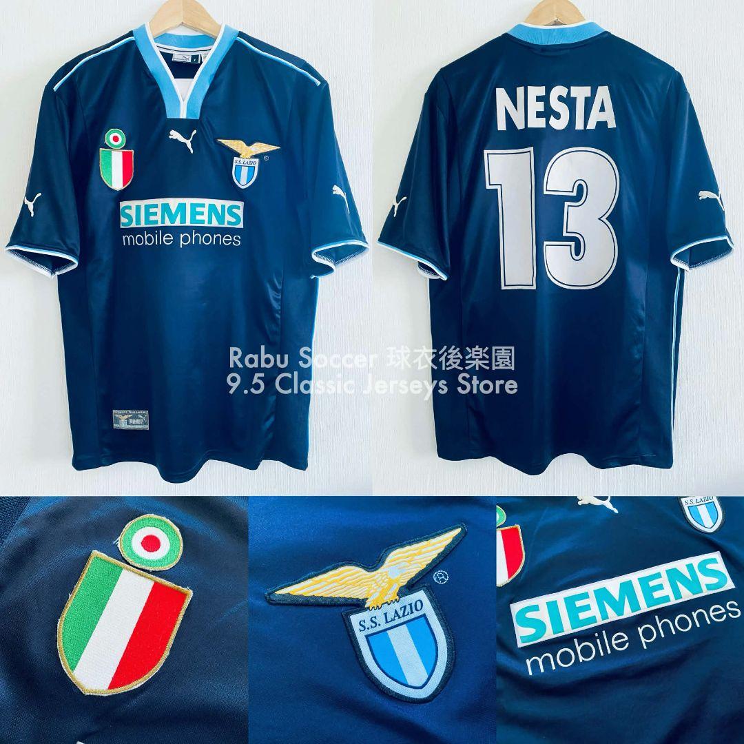 ラツィオ 00/01 アウェイ ヨーロッパの ユニフォーム #13 NESTA