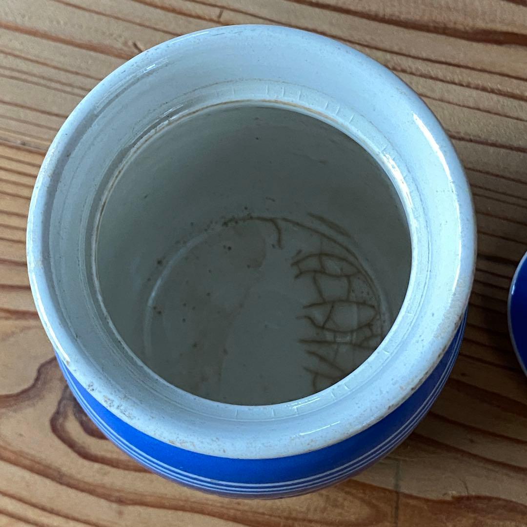 イギリス アンティーク キャニスター 陶器 キッチン用品 CURRANTS