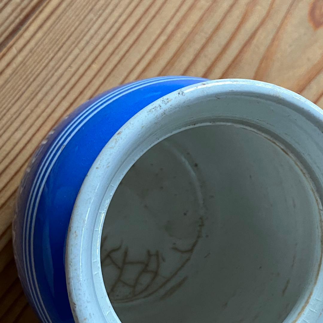 イギリス アンティーク キャニスター 陶器 キッチン用品 CURRANTS