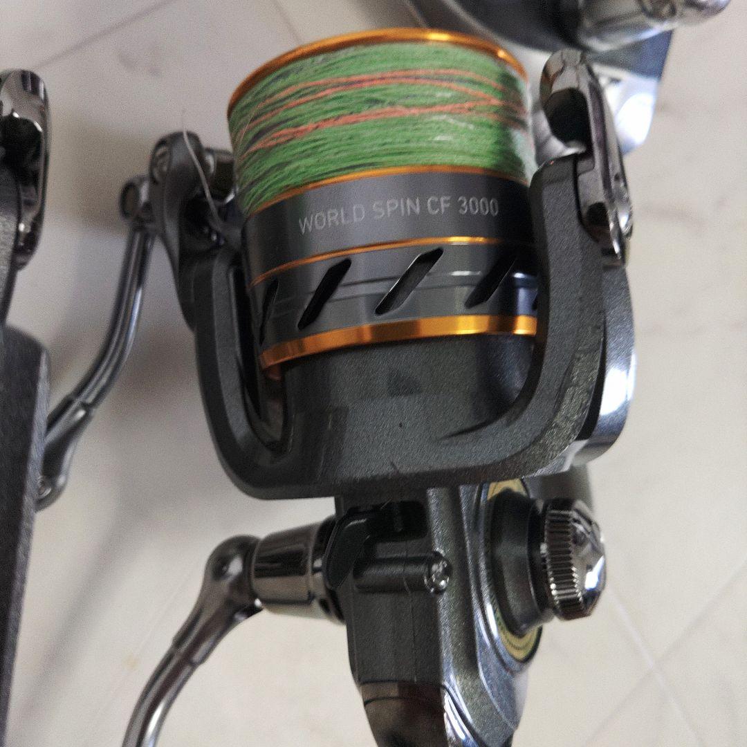 4点セット　ダイワ　スピニングリール ワールドスピンCF　シマノ　エアノス