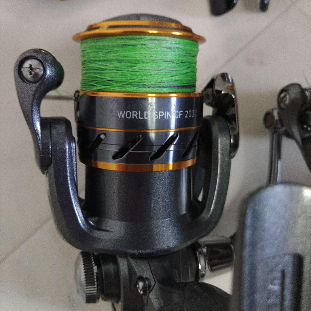 4点セット　ダイワ　スピニングリール ワールドスピンCF　シマノ　エアノス