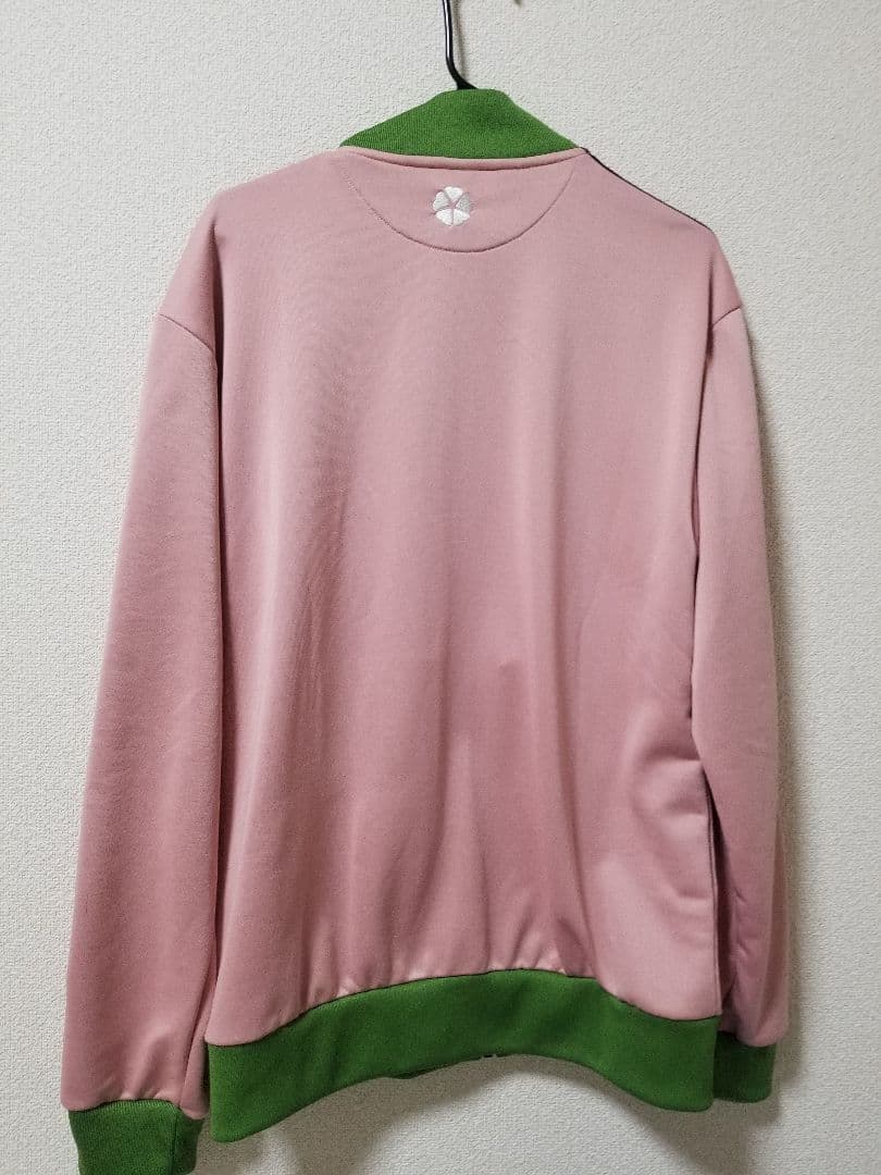 アディダスNIGO限定コラボ品☆日本代表トラックジャケットピンクグリーン緑 L