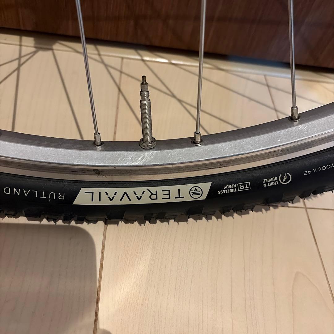 SON ダイナモ　VELOCITY atlas700C 完組 リムブレーキ
