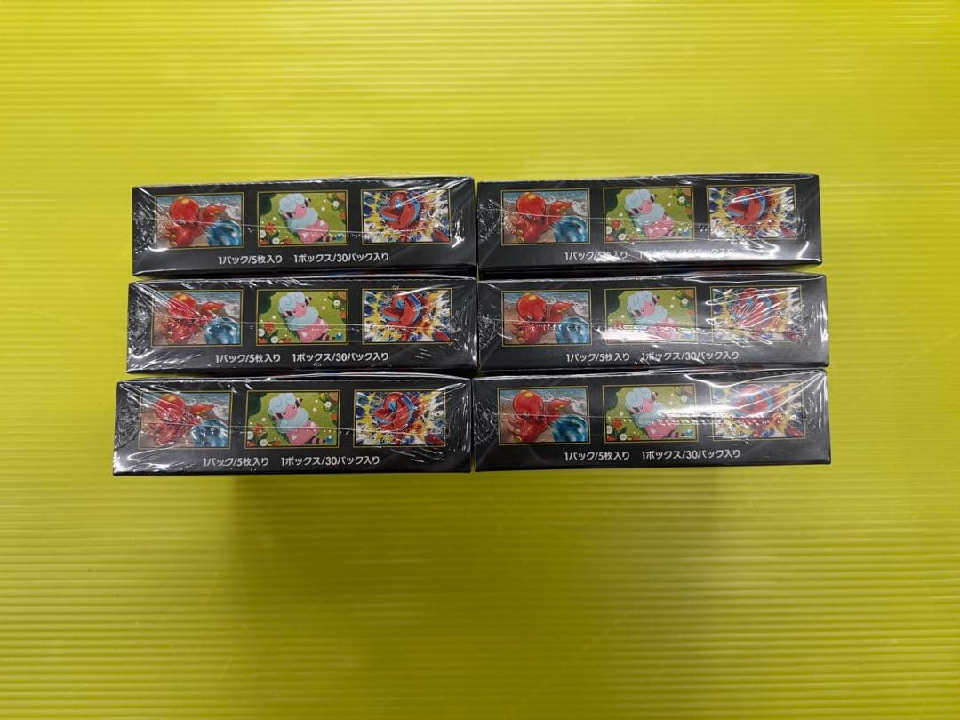 【新品・未開封】ポケモンカード　ニンジャスピナー　シュリンク付き6BOX