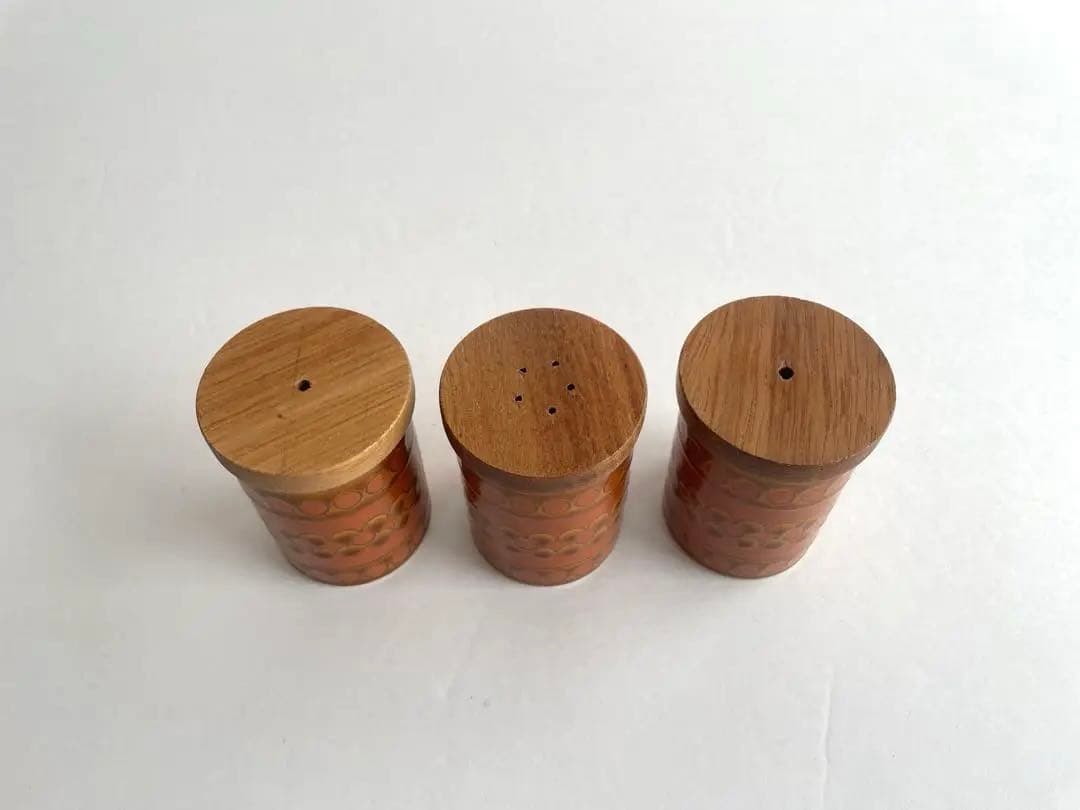 【美品・ビンテージ】ホーンジー　Hornsea サフラン　調味料　スパイス　3個