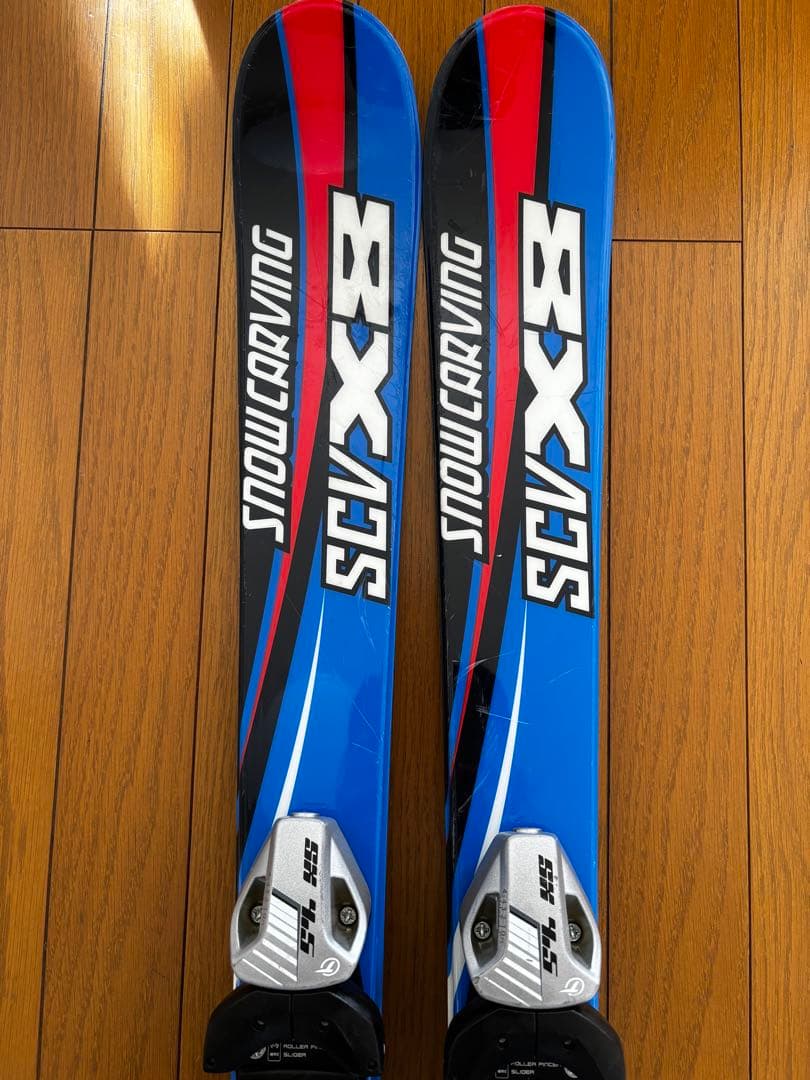 スキーセット110cm 板　靴　ストック　ビンディング付き