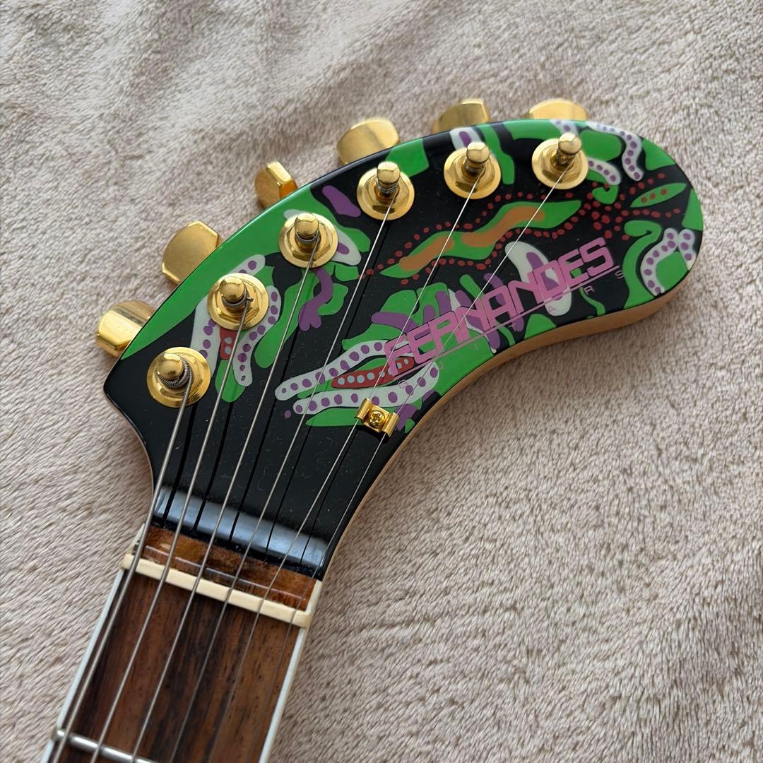 FERNANDES ZO-3 hide サイケ ソフトケース・チューナー付き