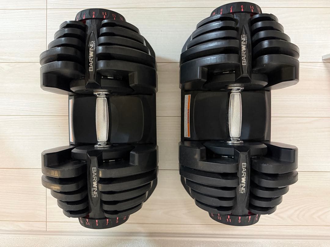 BARWING 調整可能ダンベルセット 40kg 2個セット