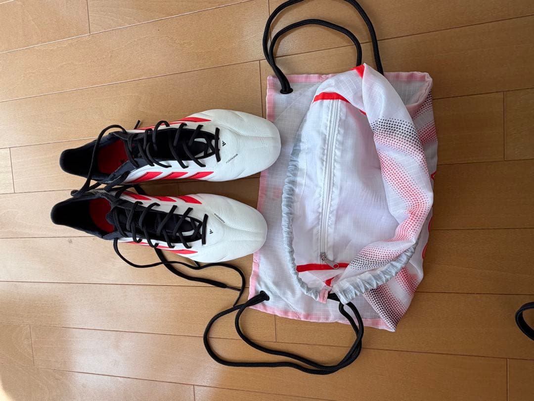 adidas Copa サッカーシューズ ホワイト/レッド