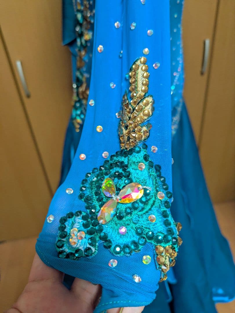 VeRTigo　社交ダンス衣装　ブルー