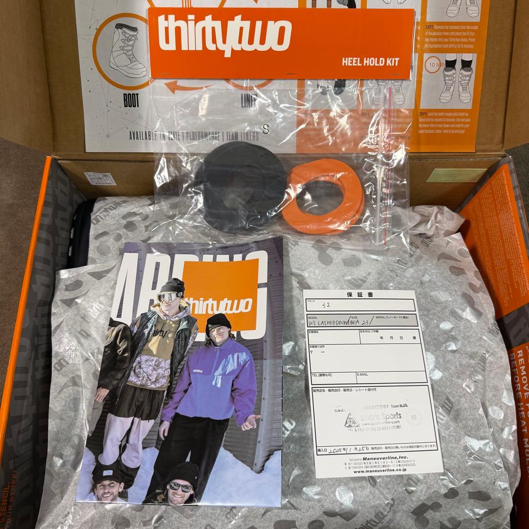 【2526モデル】Thirtytwo Lashed Double BOA美品
