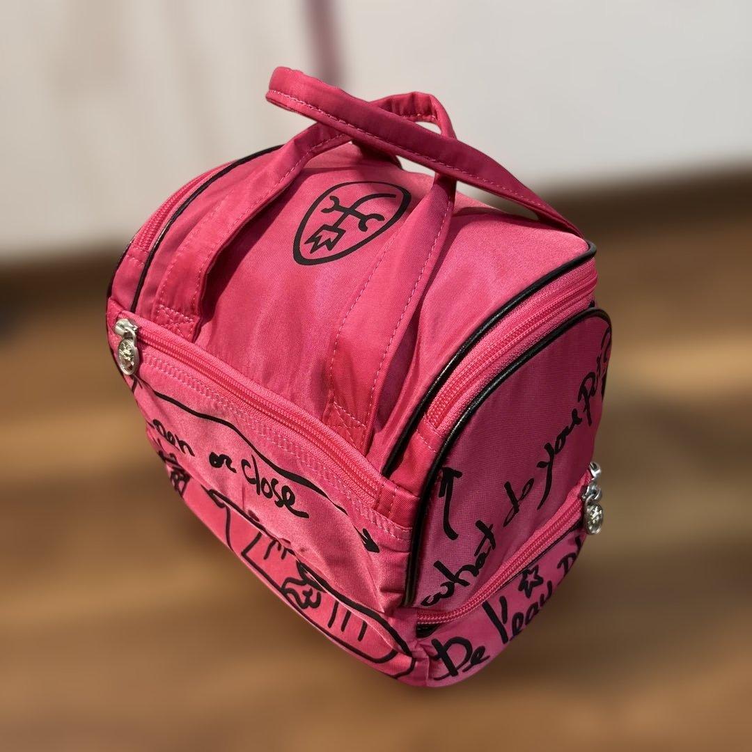【極美品】カステルバジャック ゴルフバッグ 保冷 断熱素材 ピンク
