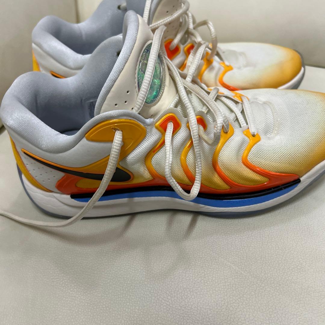 KD バスケットボールシューズ ホワイトオレンジ