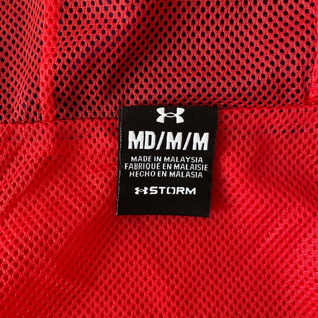 Under Armour ウィンドブレーカー M ネイビー/レッド